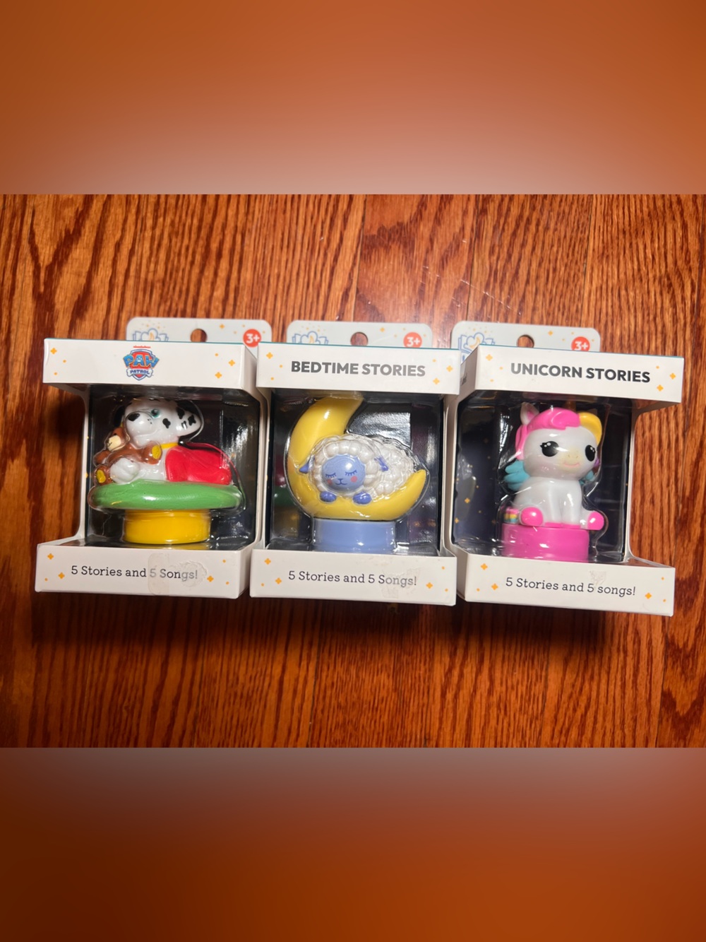 Luna Storytime Projector Characters - paw patrol, unicorn, bedtime stories